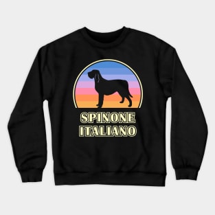 Spinone Italiano Vintage Sunset Dog Crewneck Sweatshirt